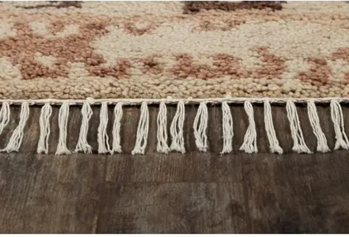 Doukkala Lambria Southwest Rug - Beige - Lemieux Et Cie - Handcrafted - Beige