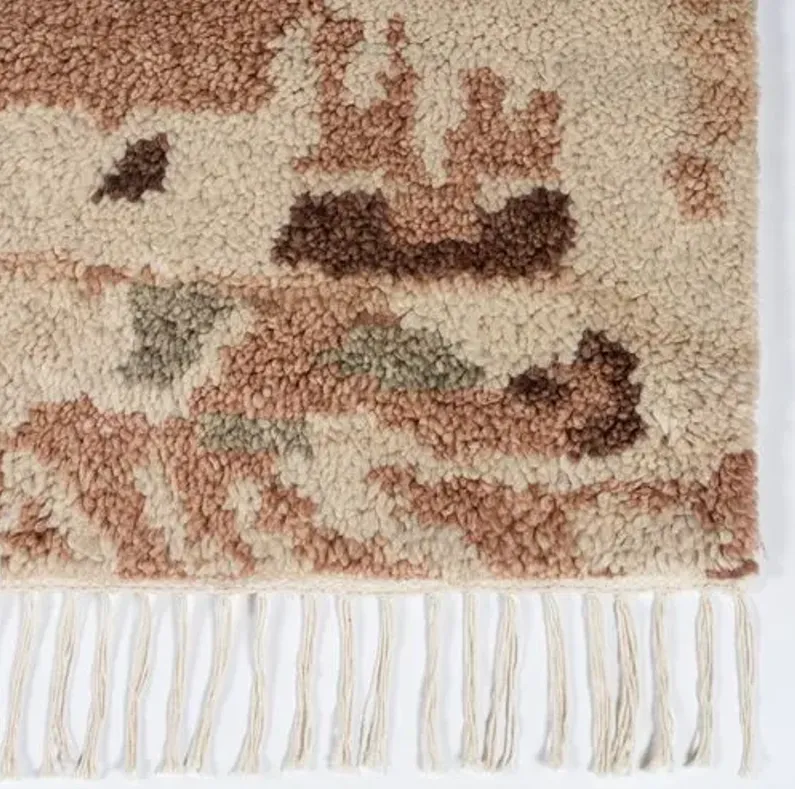 Doukkala Lambria Southwest Rug - Beige - Lemieux Et Cie - Handcrafted - Beige