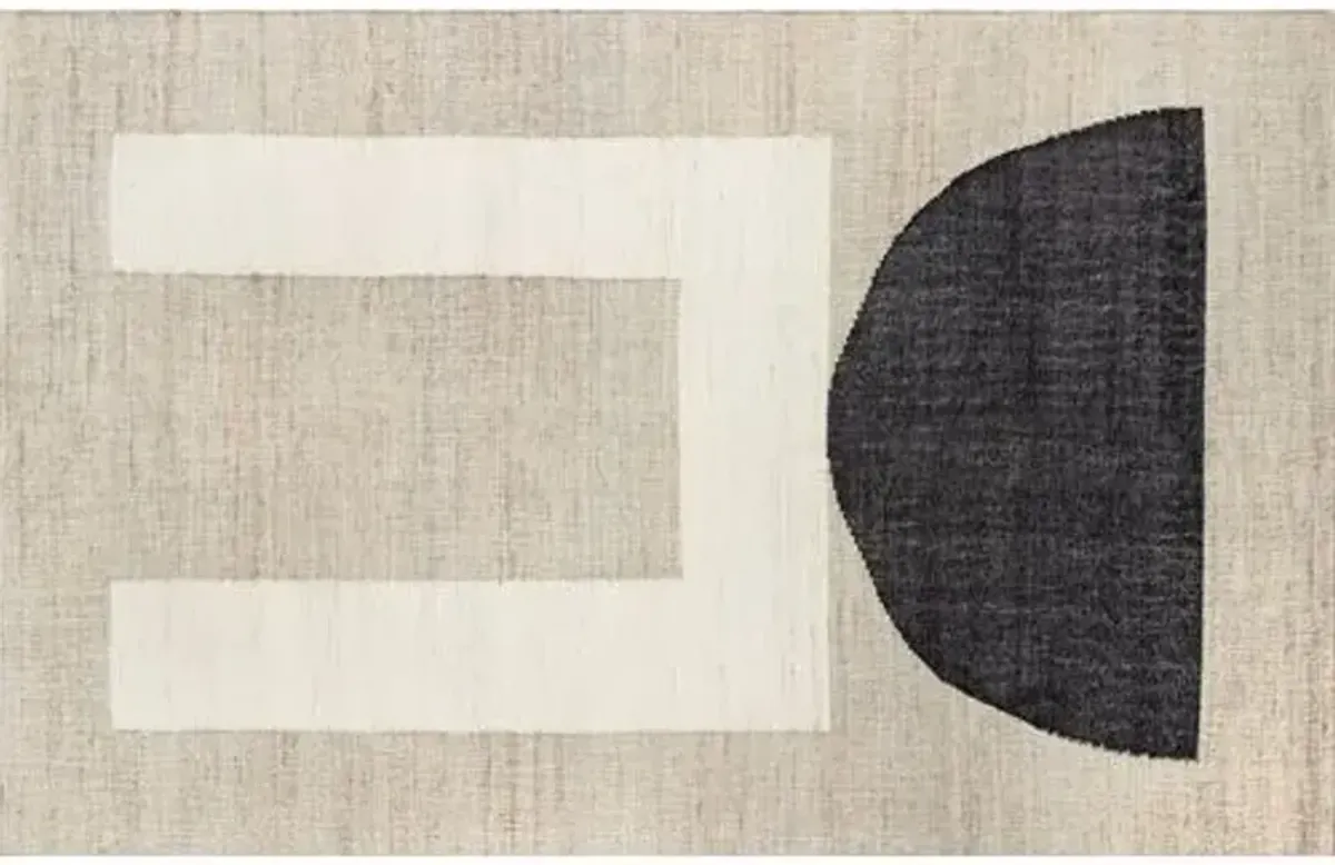 Guara Goubi Transitional Rug - Brown - Brown