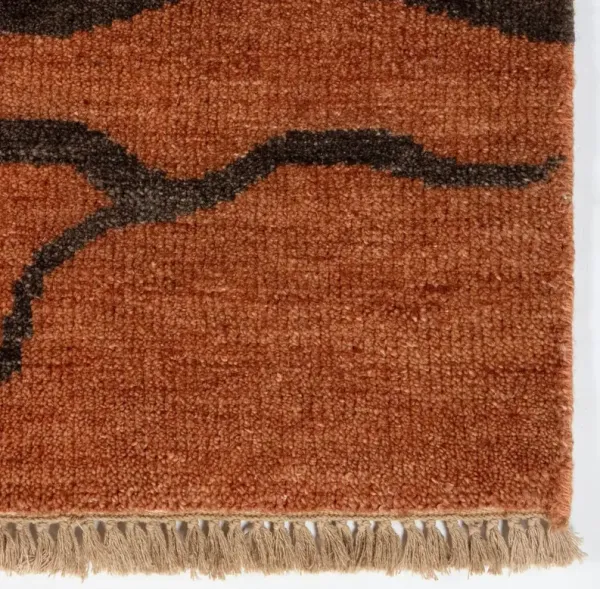 Kouang Tiala Transitional Rug, Red