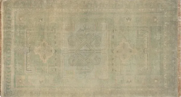 Kouang Baleko Southwest Rug - Green - Green