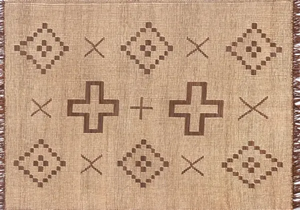 Tugart Matam Southwest Rug - Beige - Beige