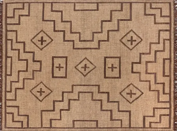 Tugart Kidira Southwest Rug - Beige - Beige