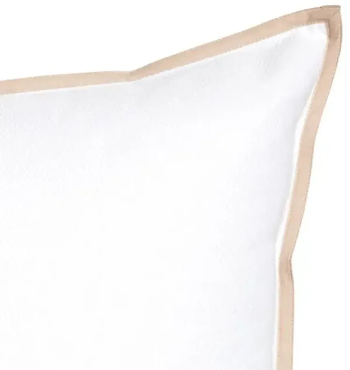 Sullivan Monogram Euro Sham - Sand - Beige