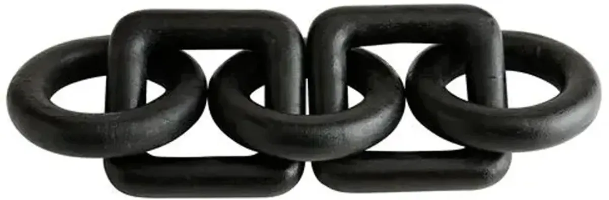 Brinley Sculpture - Black - Arteriors - Handcrafted