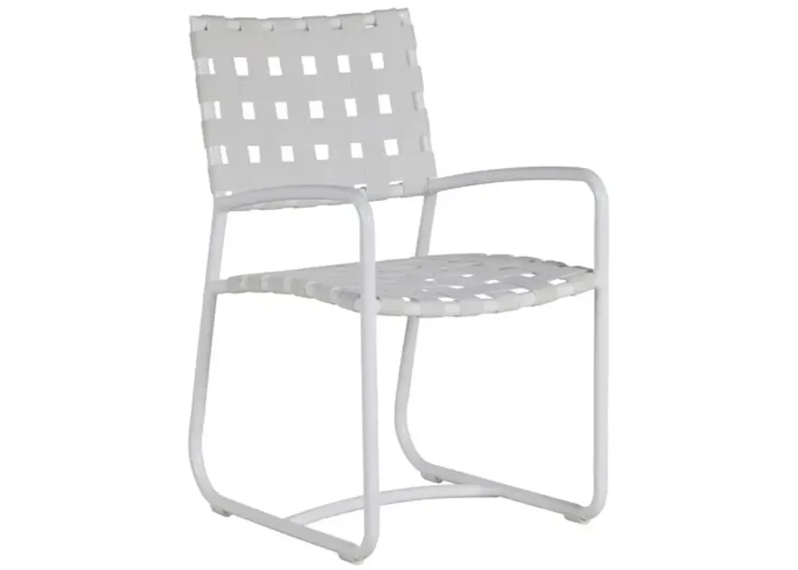 Catalina Outdoor Arm Chair - Chalk White Sunbrella - Summer Classics