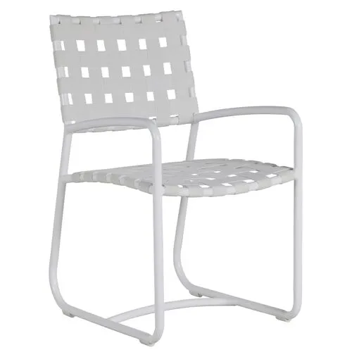 Catalina Outdoor Arm Chair - Chalk White Sunbrella - Summer Classics