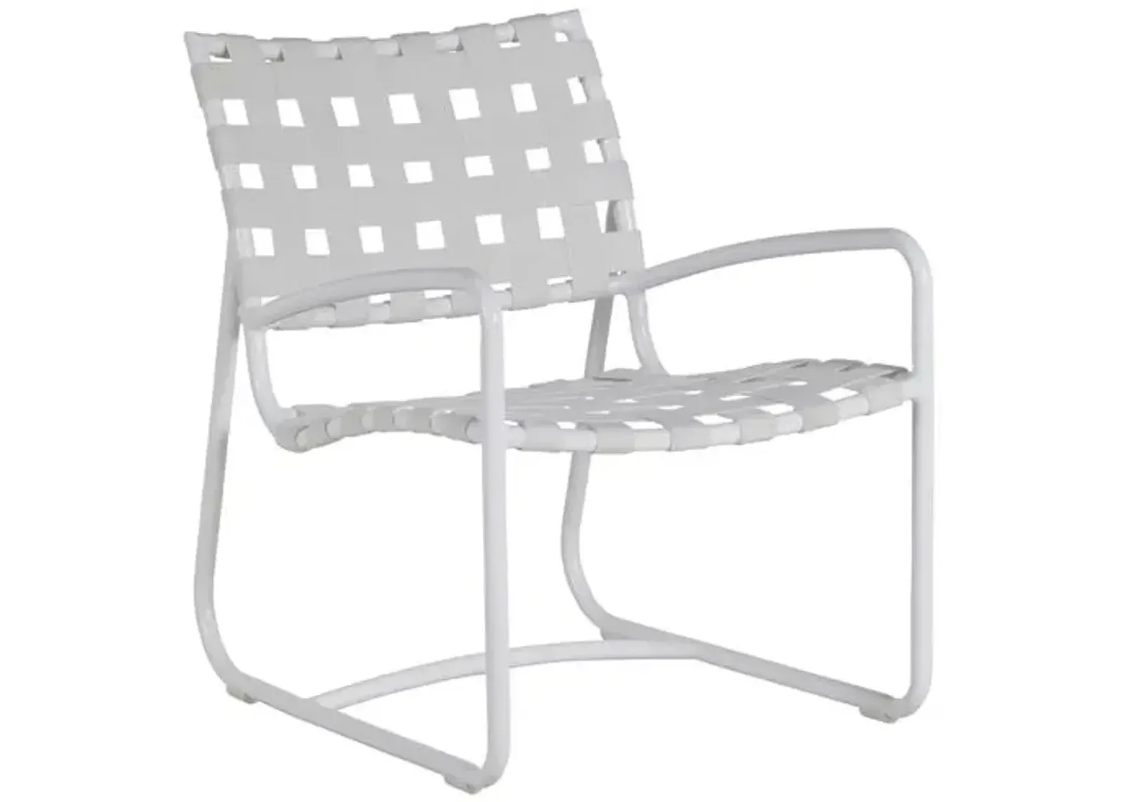 Catalina Outdoor Lounge Chair - Chalk White Sunbrella - Summer Classics