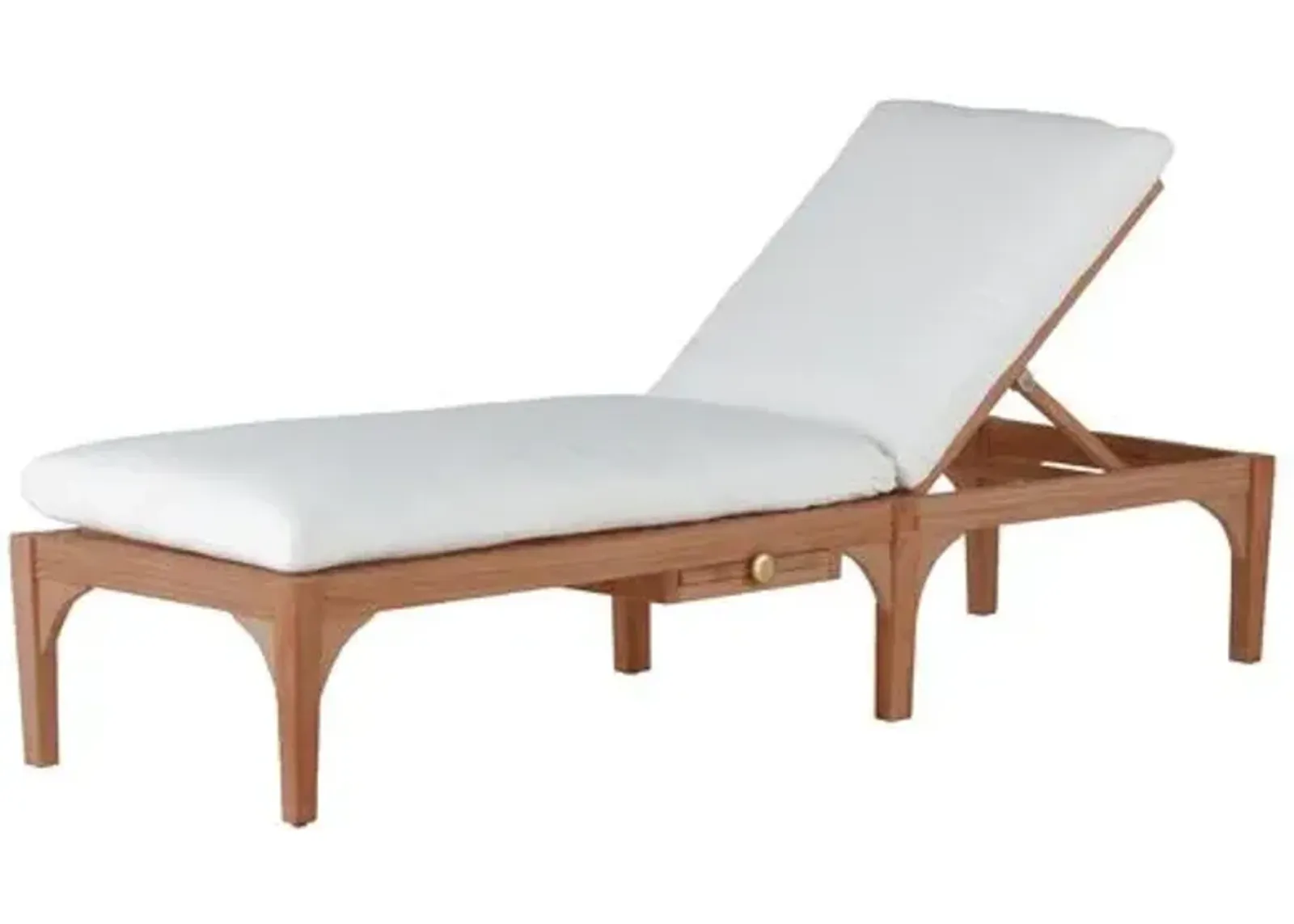 Club Outdoor Chaise Lounge - Summer Classics - White - Comfortable, Sturdy, Stylish