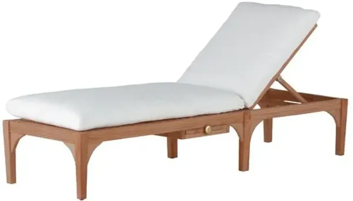 Club Outdoor Chaise Lounge - Summer Classics - White - Comfortable, Sturdy, Stylish