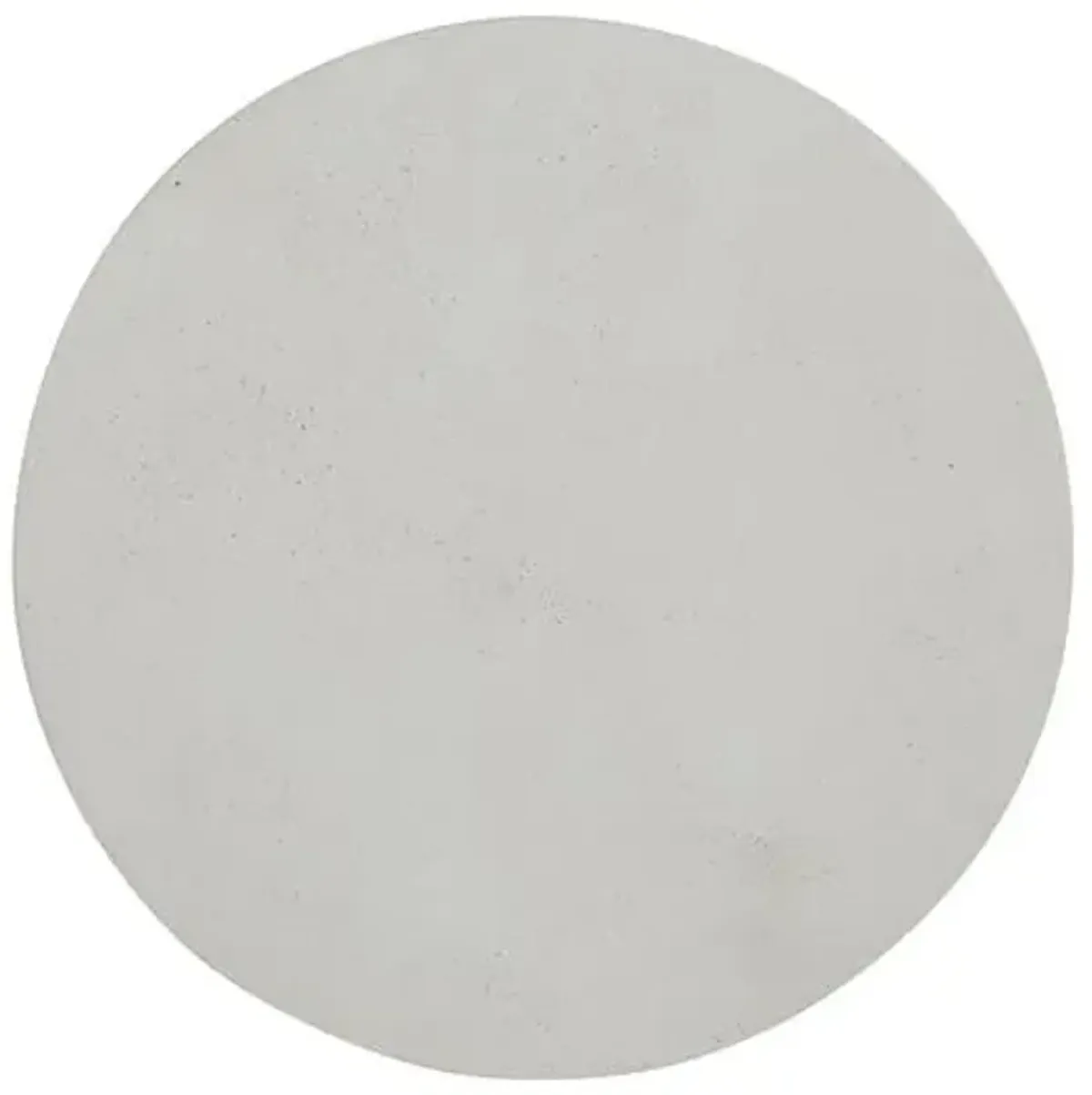 Gannet Outdoor Side Table - Cast Stone - Summer Classics - White