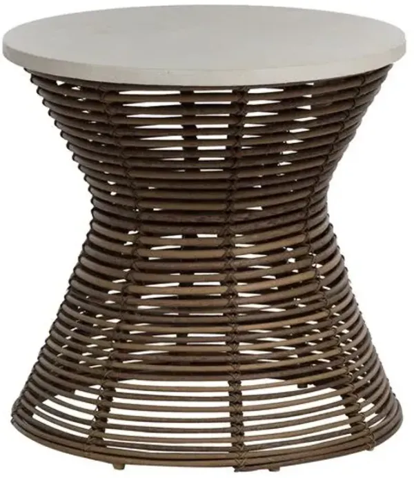 Harris Outdoor End Table - Summer Classics - White