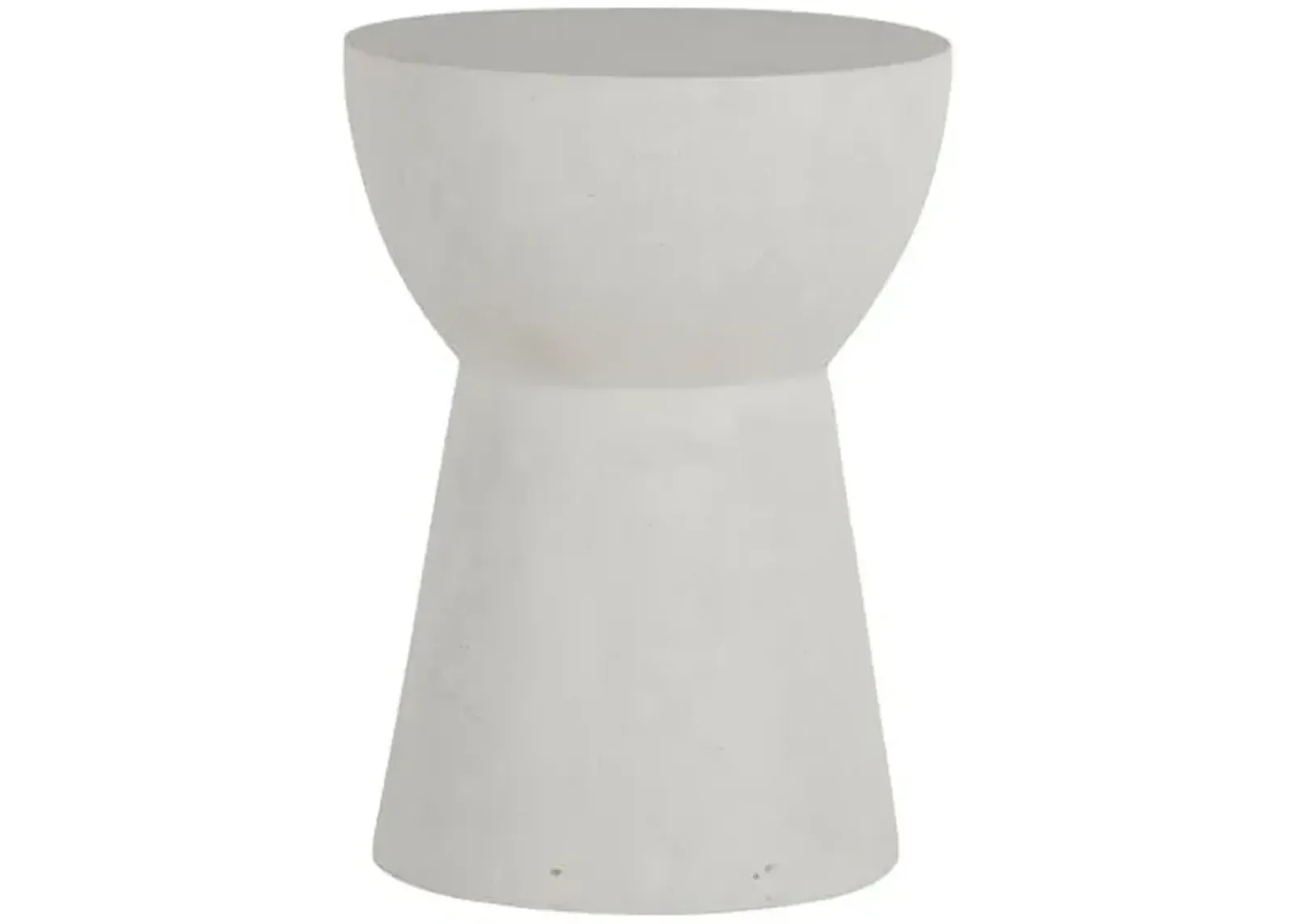 Ibis Outdoor End Table - Cast Stone - Summer Classics