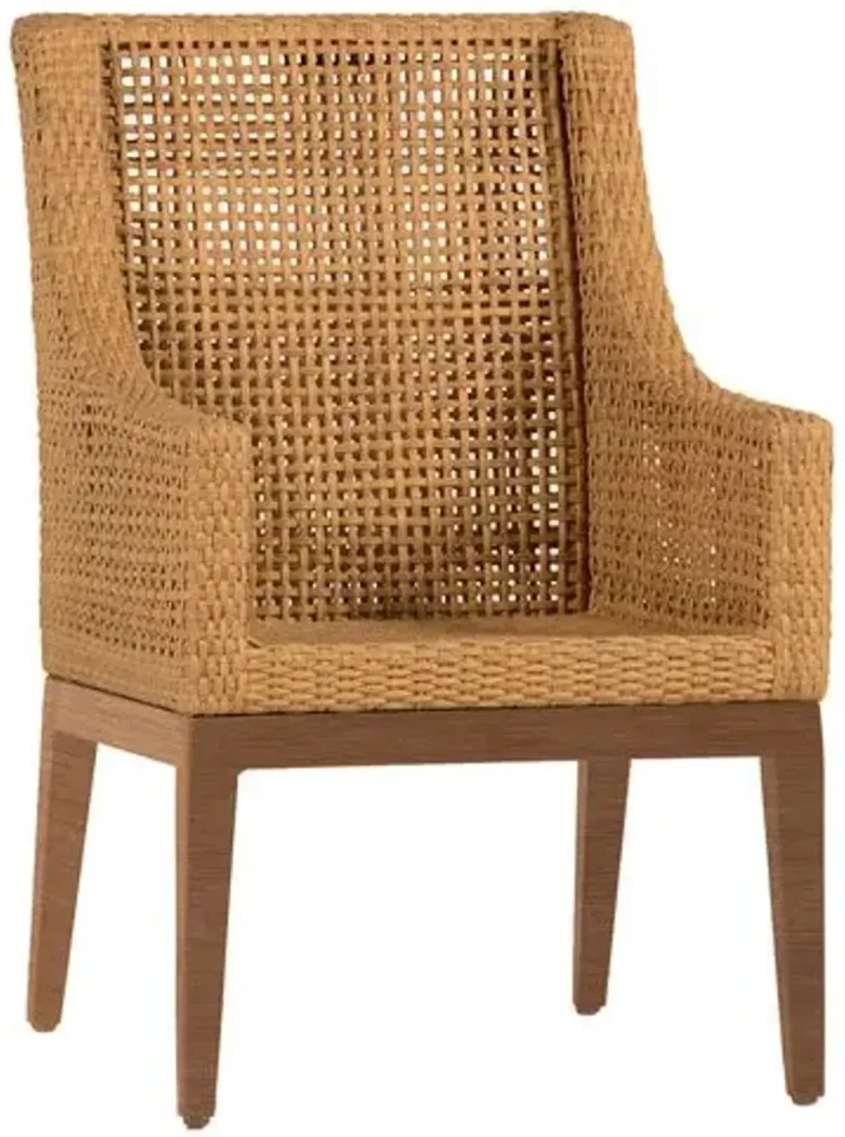 Peninsula Outdoor Dining Armchair - Natural - Summer Classics - White