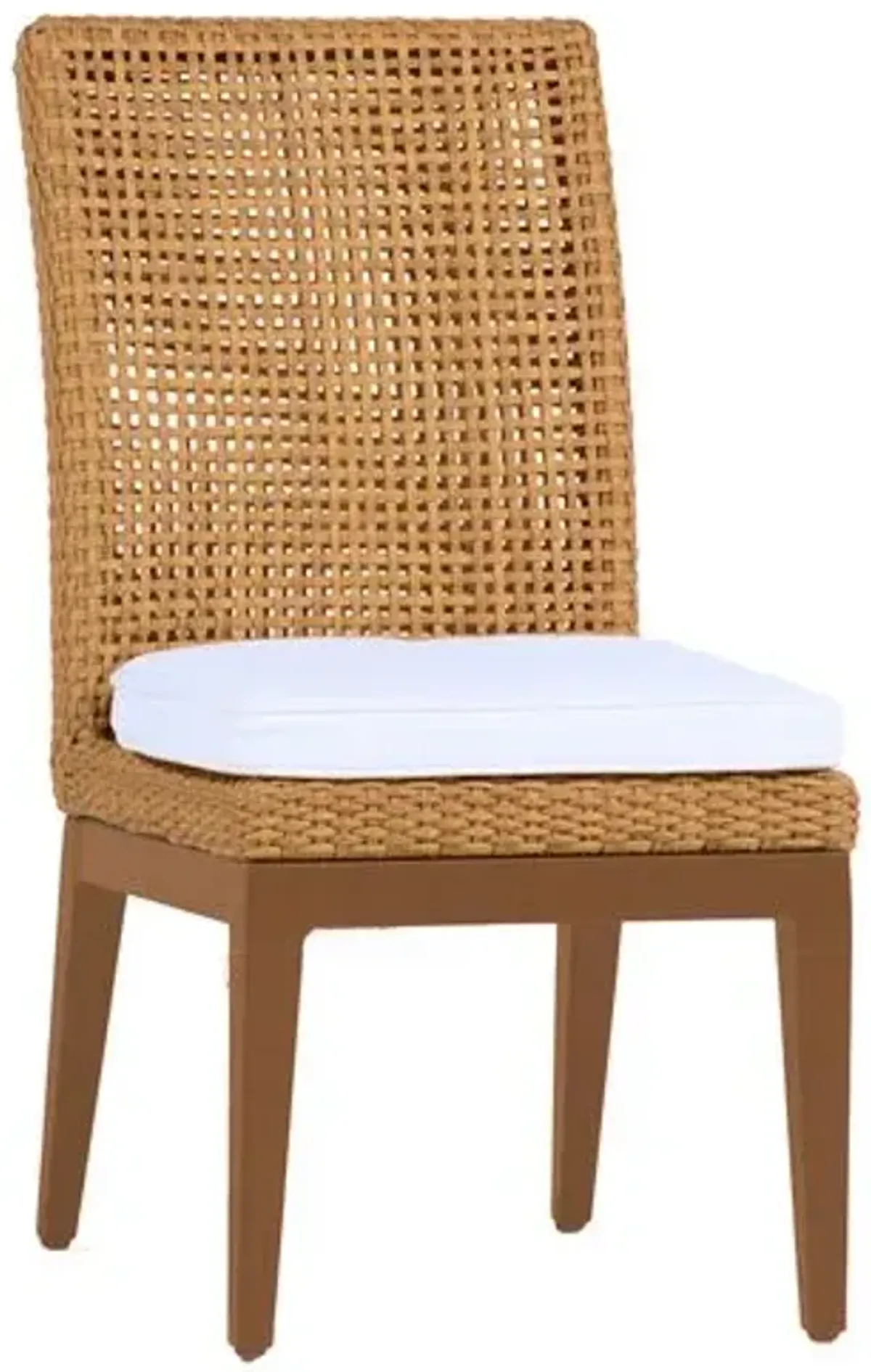 Peninsula Outdoor Dining Side Chair - Natural - Summer Classics - White