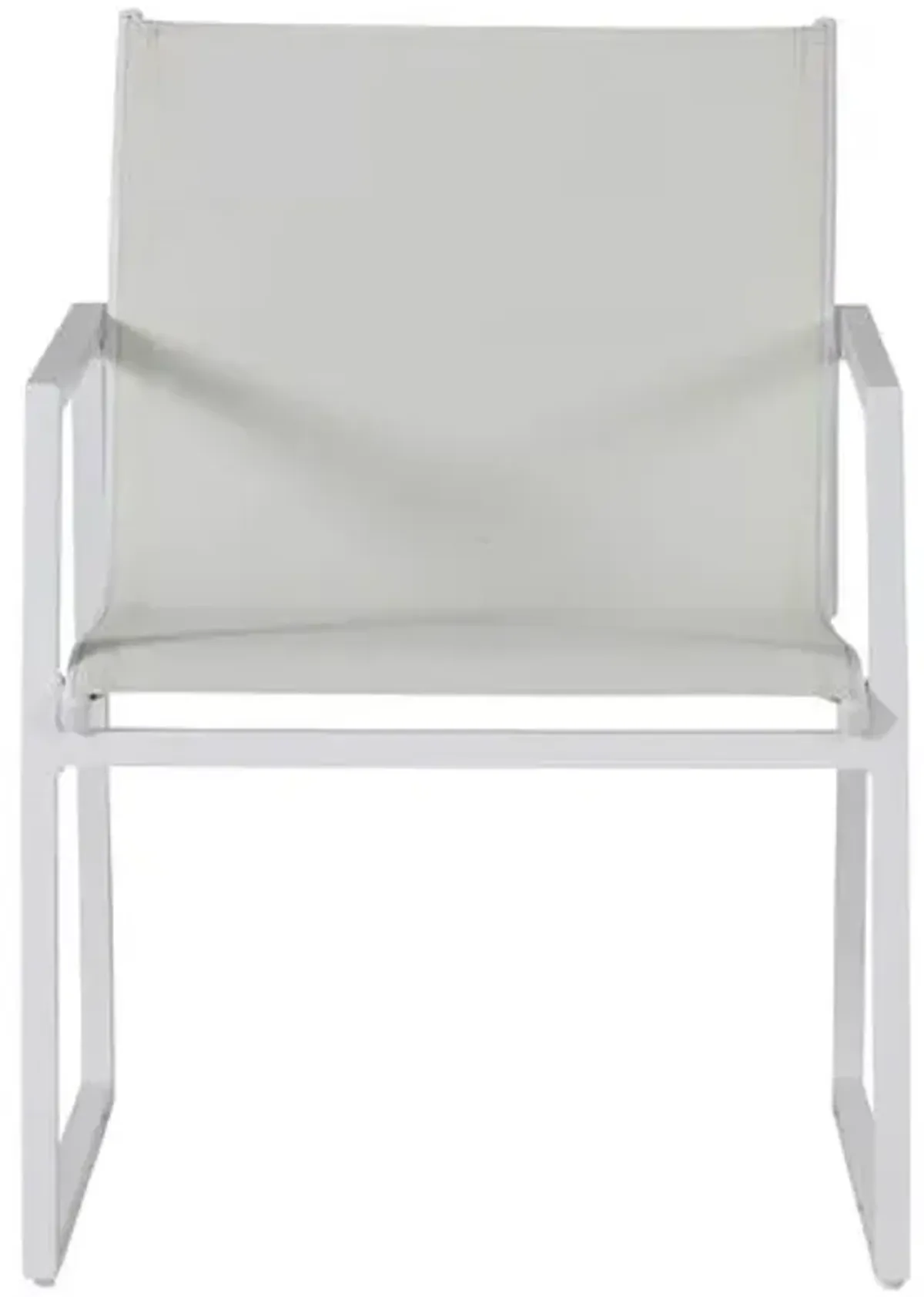 Serenata Outdoor Sling Arm Chair - Chalk White - Summer Classics