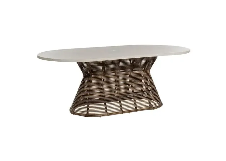 Harris Oval Outdoor Dining Table - Summer Classics