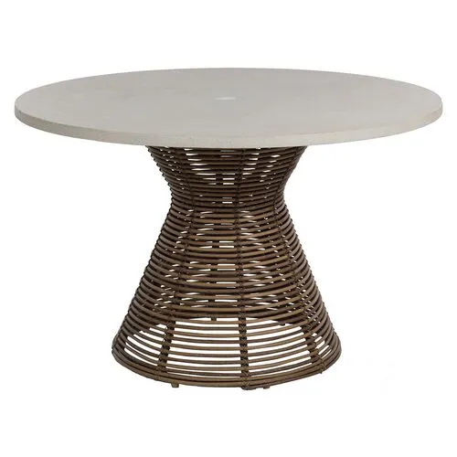 Harris Round Outdoor Dining Table - Summer Classics