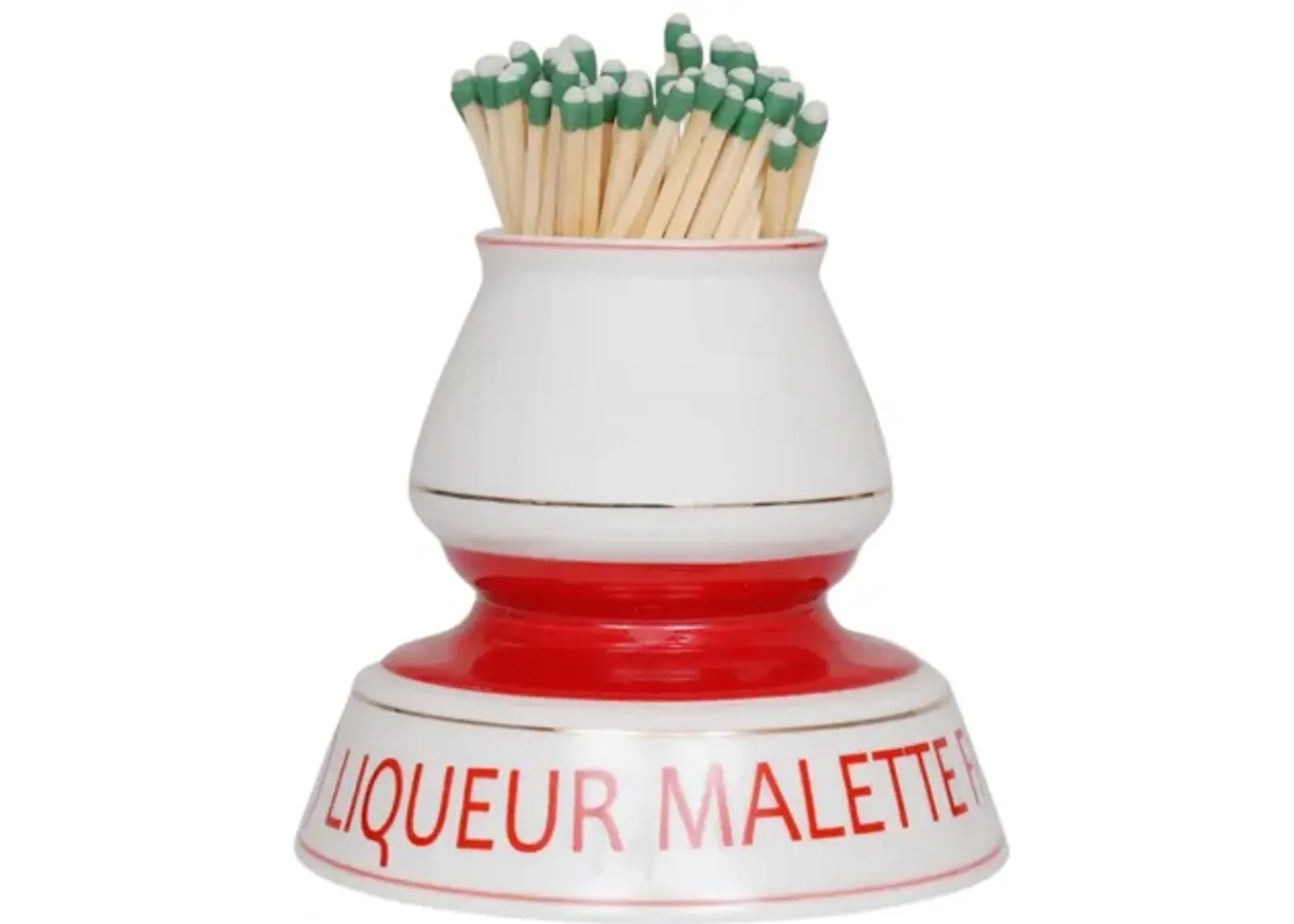 Liqueur Malette Ceramic Match Striker - Interesting Things - White