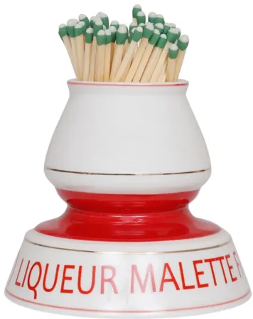 Liqueur Malette Ceramic Match Striker - Interesting Things - White