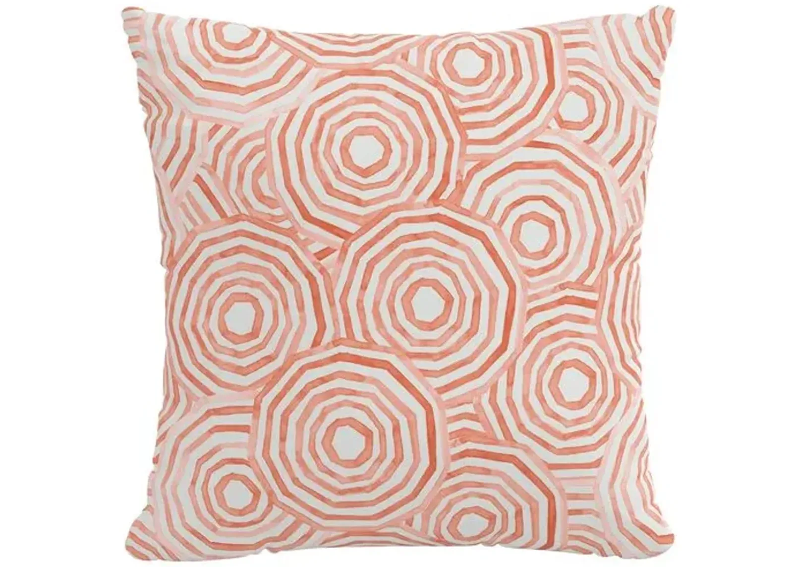 The Umbrella Swirl Outdoor Pillow