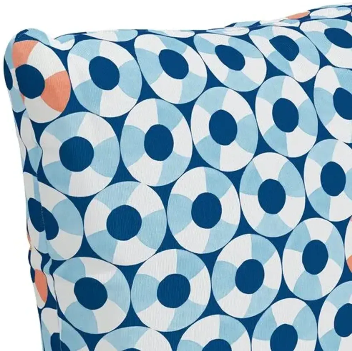 The Pool Floats Outdoor Pillow - Blue