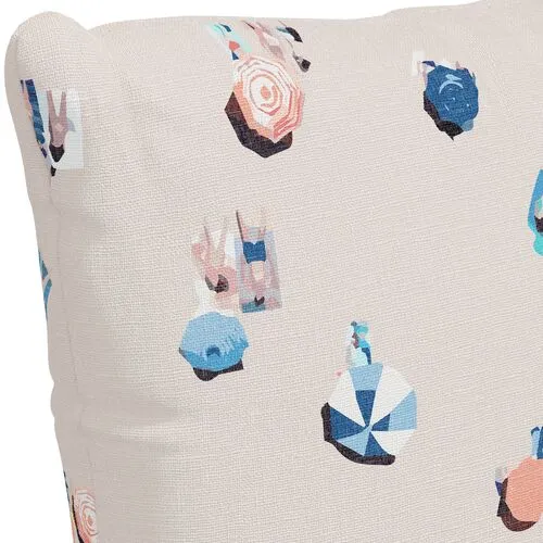 Beach Scene Pillow Linen