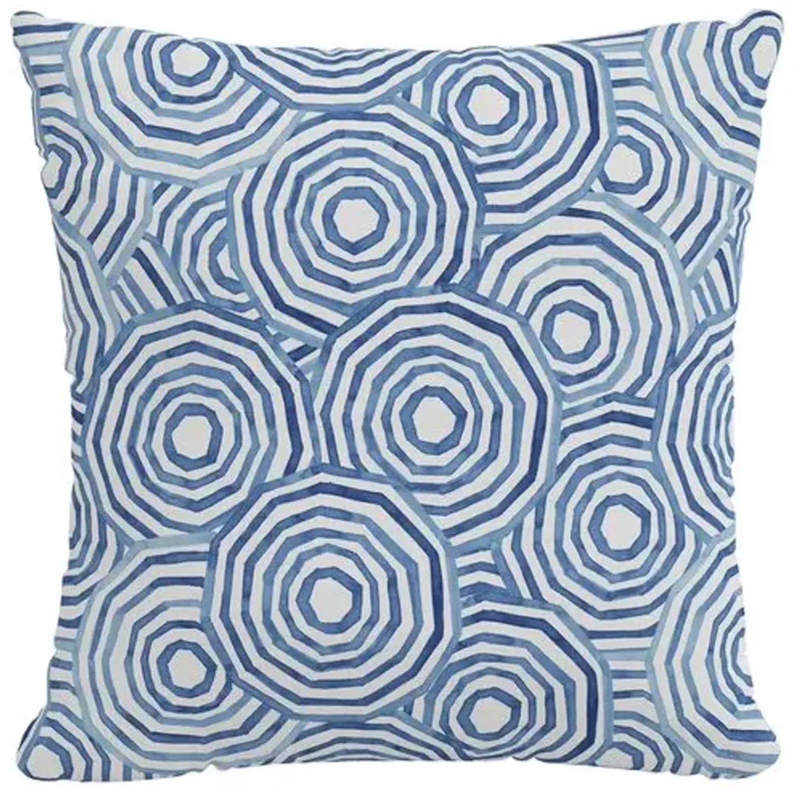 The Umbrella Swirl Linen Pillow