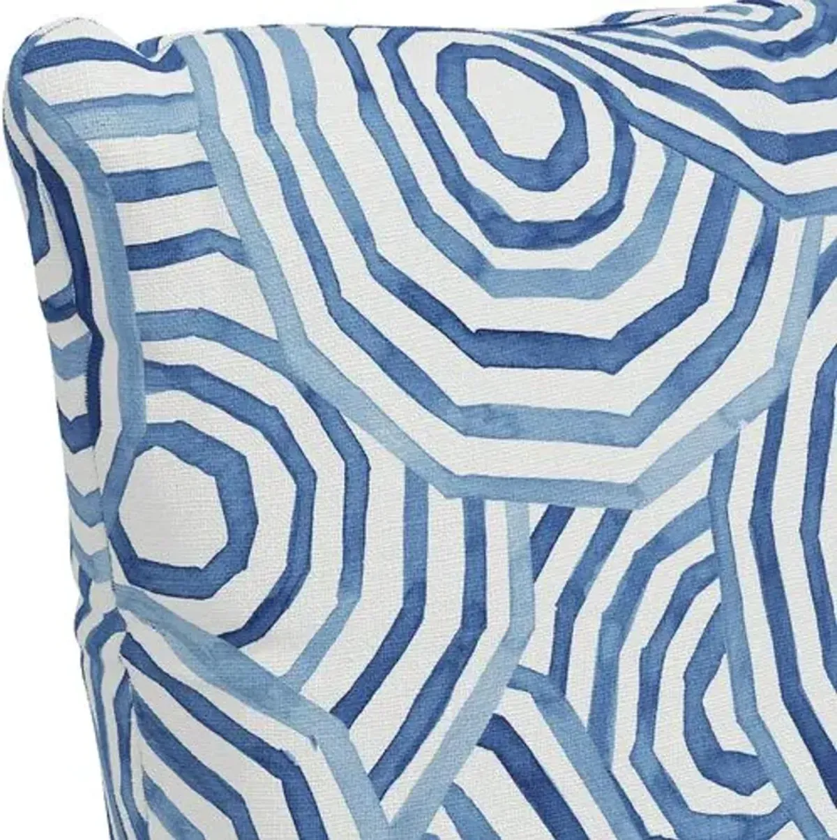 The Umbrella Swirl Linen Pillow