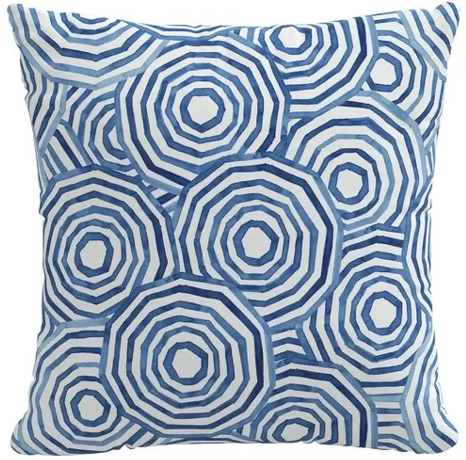 The Umbrella Swirl Cotton Pillow