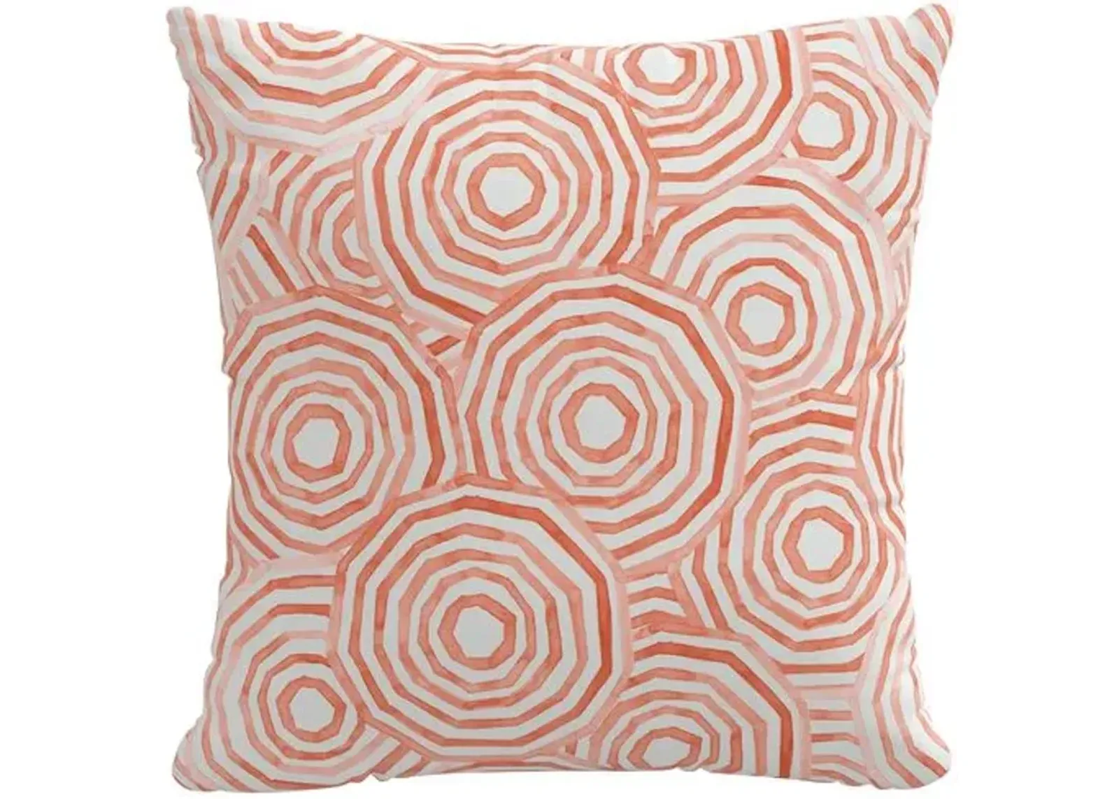 The Umbrella Swirl Cotton Pillow