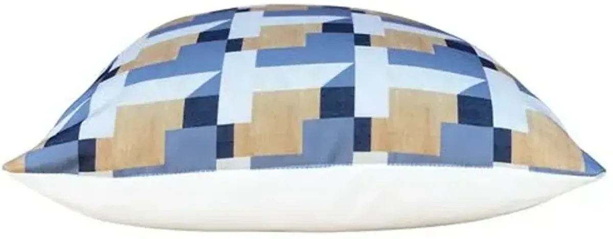 Esher Indoor/Outdoor 19x19 Pillow - Mod Geo - Kim Salmela