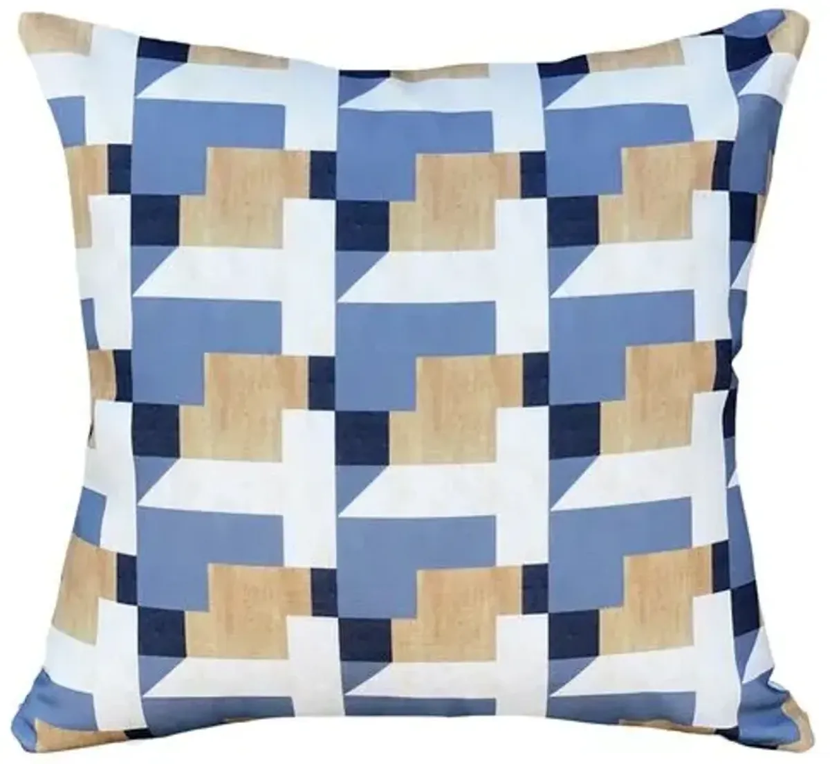 Esher Indoor/Outdoor 19x19 Pillow - Mod Geo - Kim Salmela