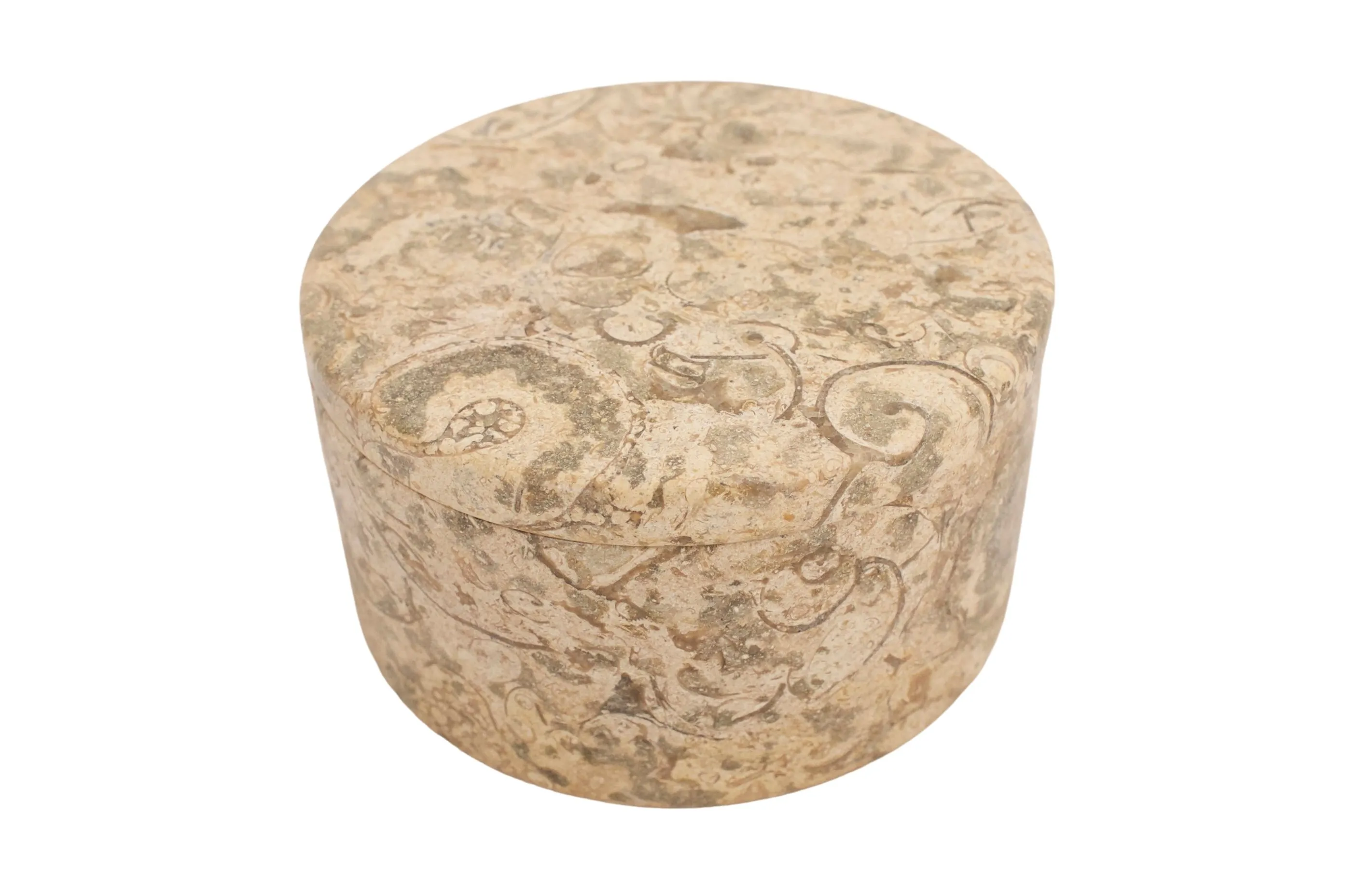 Fossil Stone Box - G3Q Designs - Beige