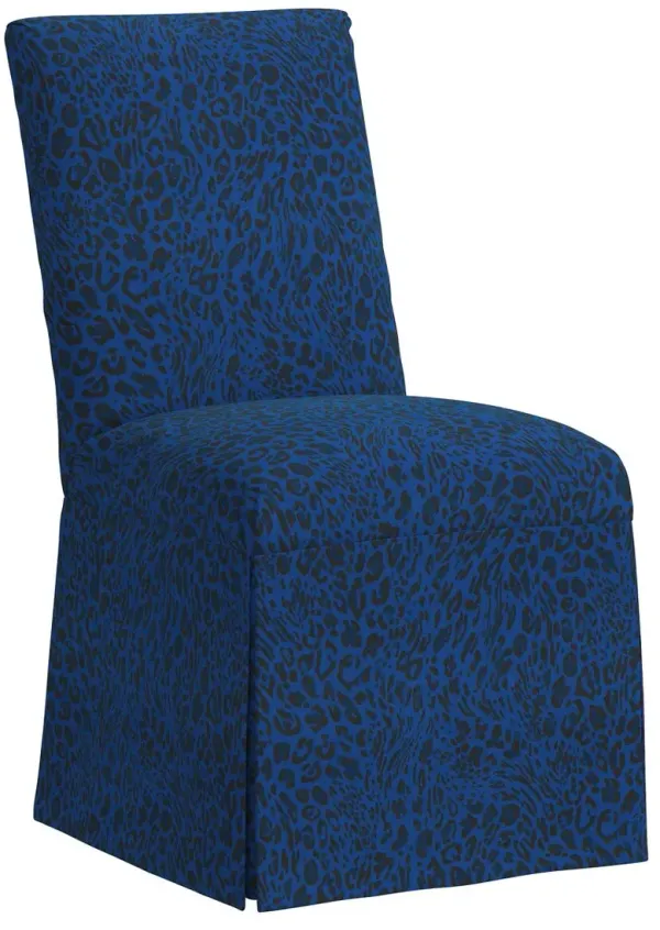 Owen Skirted Slipcover Side Chair, Pounce