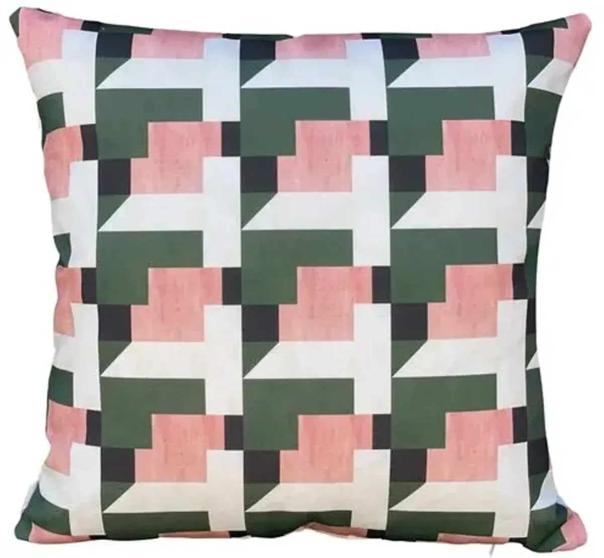 Esher Indoor/Outdoor 19x19 Pillow - Mod Geo - Kim Salmela