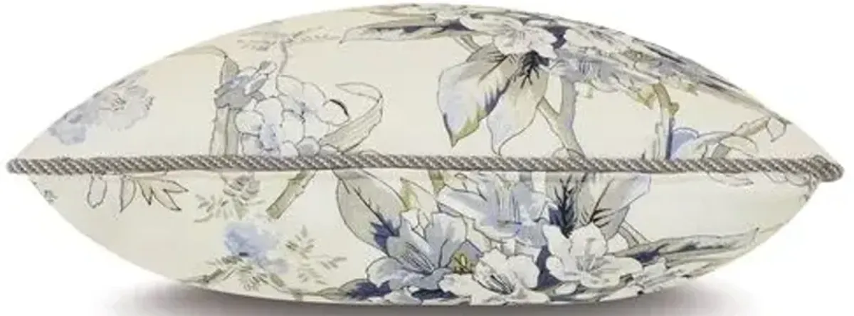 Liesl 20x20 Floral Pillow - Blue