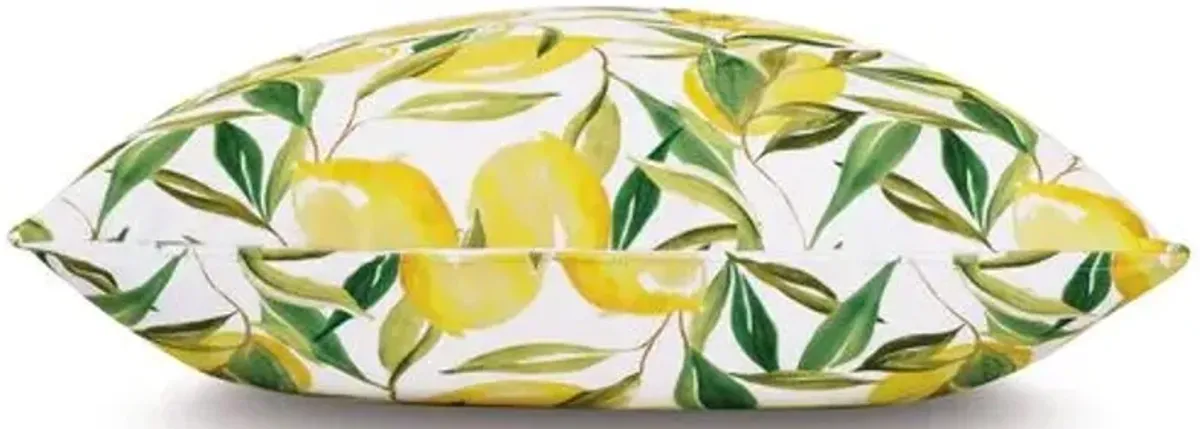 Meyer 22x22 Lemon Pillow - Yellow