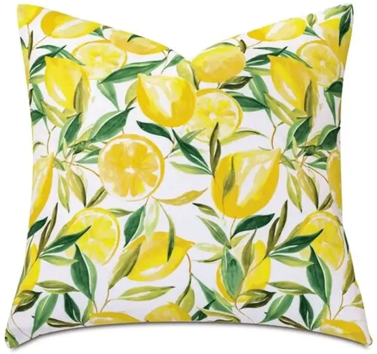 Meyer 22x22 Lemon Pillow - Yellow