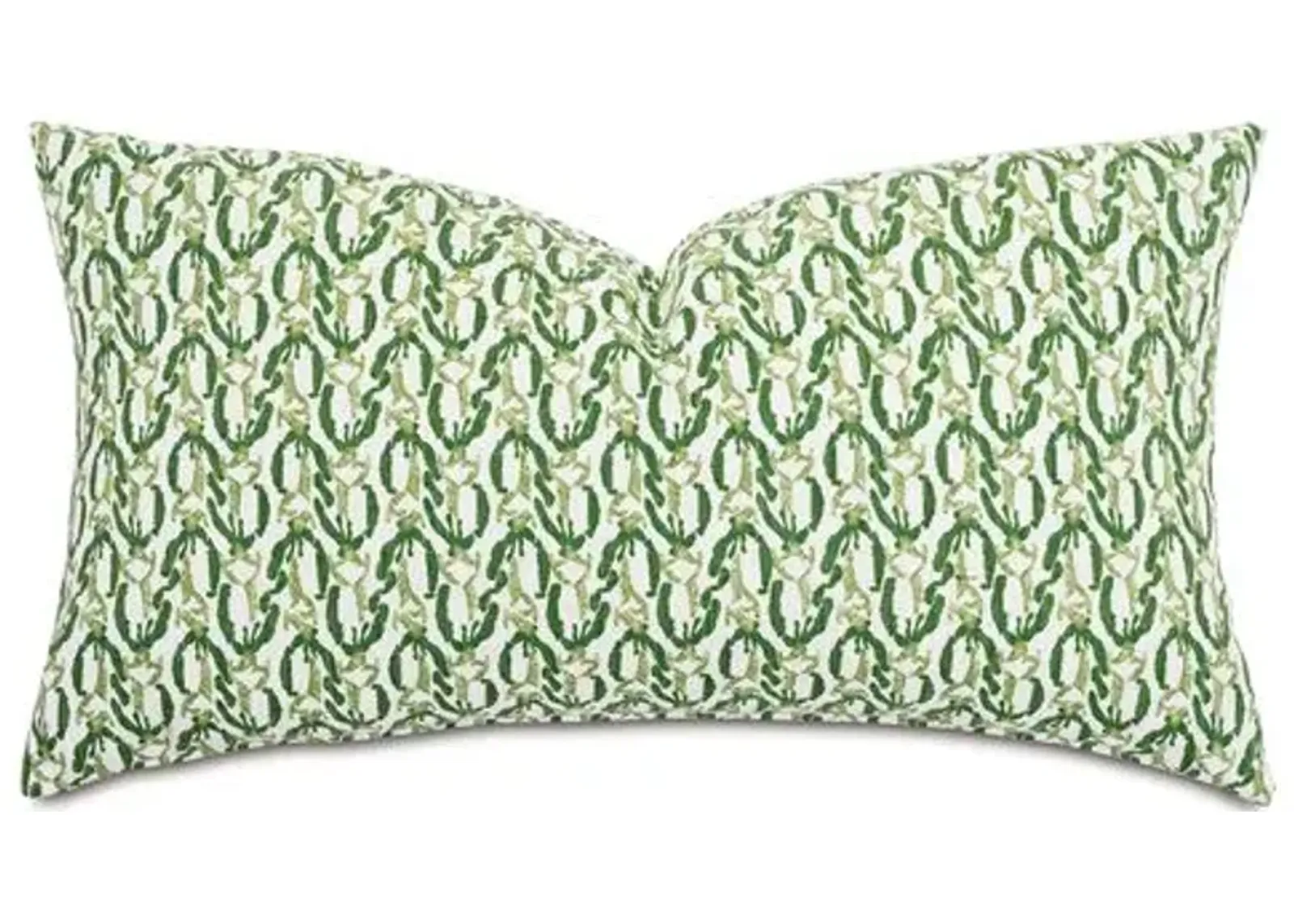 Meyer 26x15 Abstract Pillow - Green