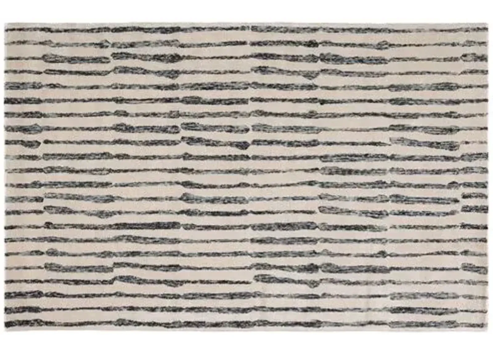 Risley Rug - Black/White - Nikki Chu - White