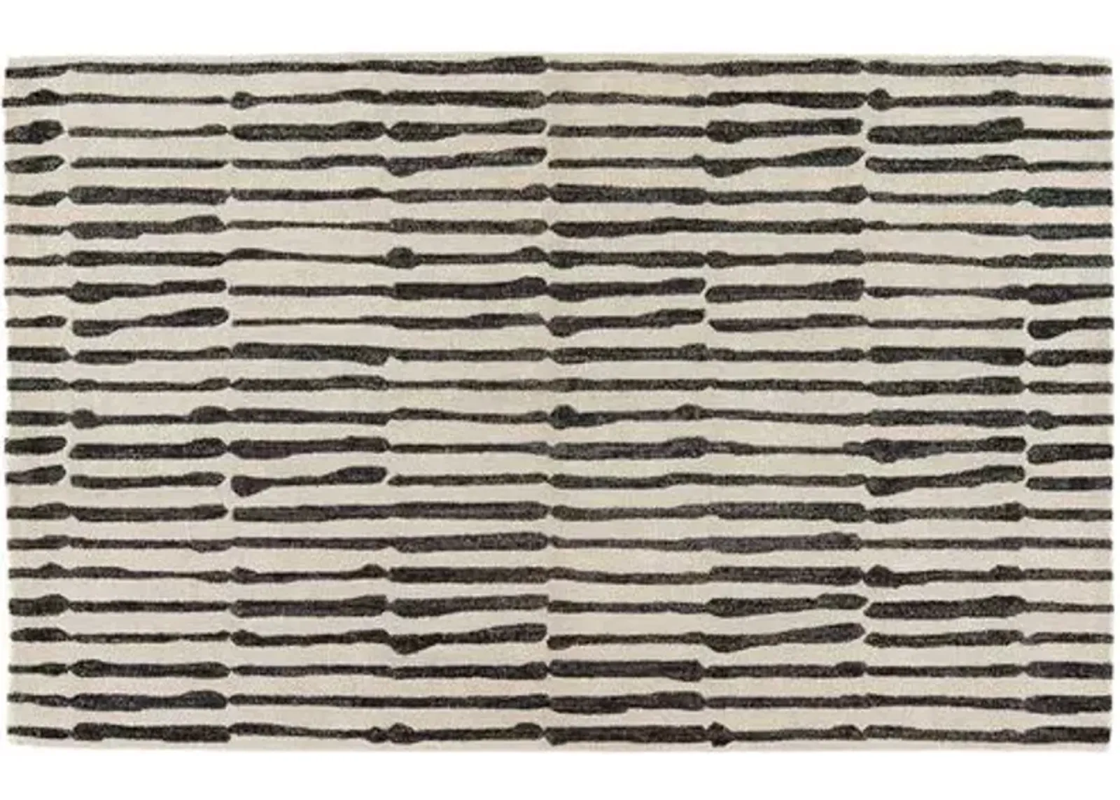 Risley Rug - Black/White - Nikki Chu - White