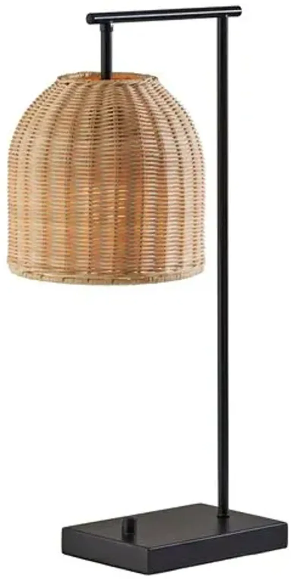 Dominica Rattan Table Lamp - Bronze/Natural