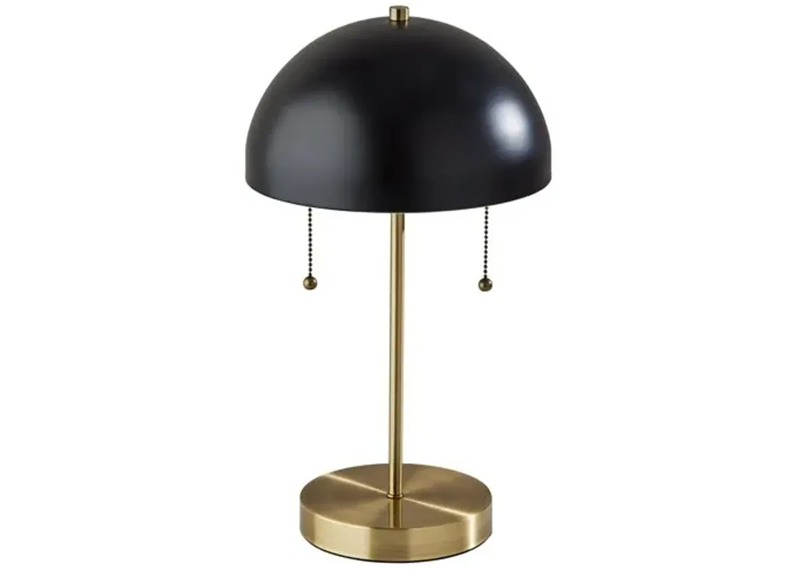 Finn Table Lamp - Antique Brass/Black