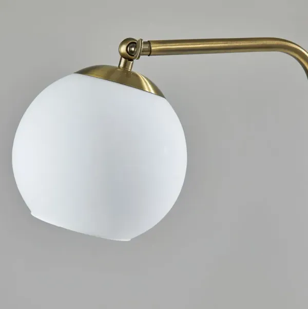 Collin Floor Lamp - Antique Brass