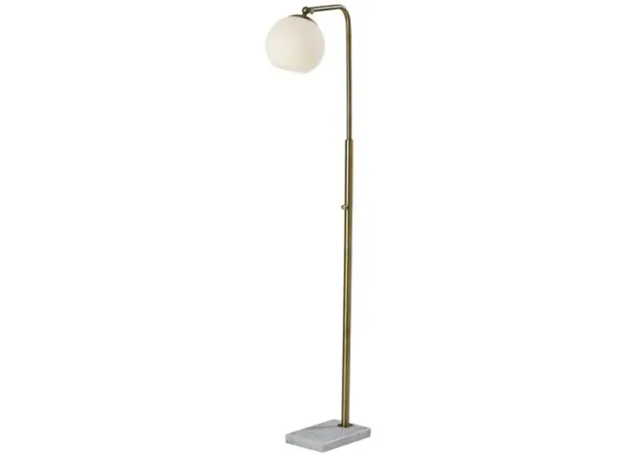 Collin Floor Lamp - Antique Brass