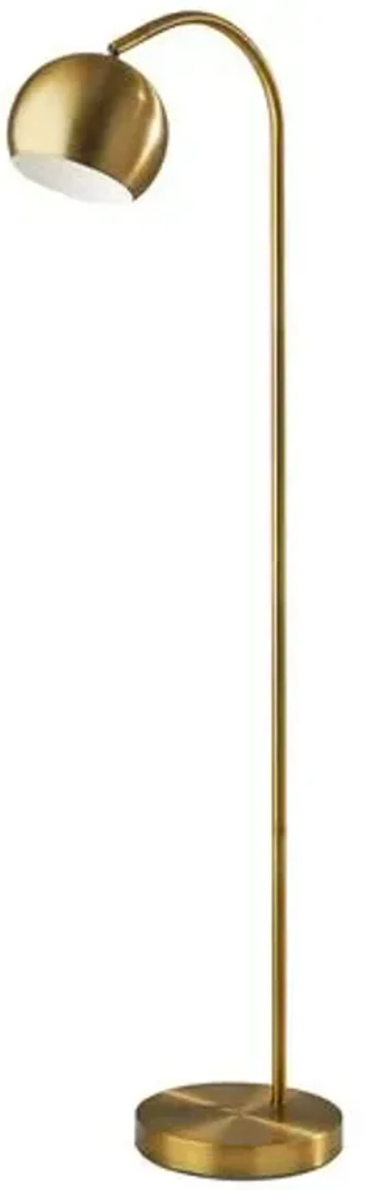 Eliza Floor Lamp - Antique Brass