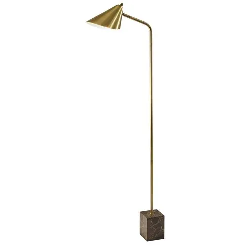 Kinsley Floor Lamp - Antique Brass