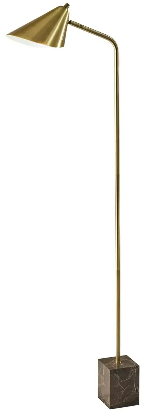 Kinsley Floor Lamp - Antique Brass
