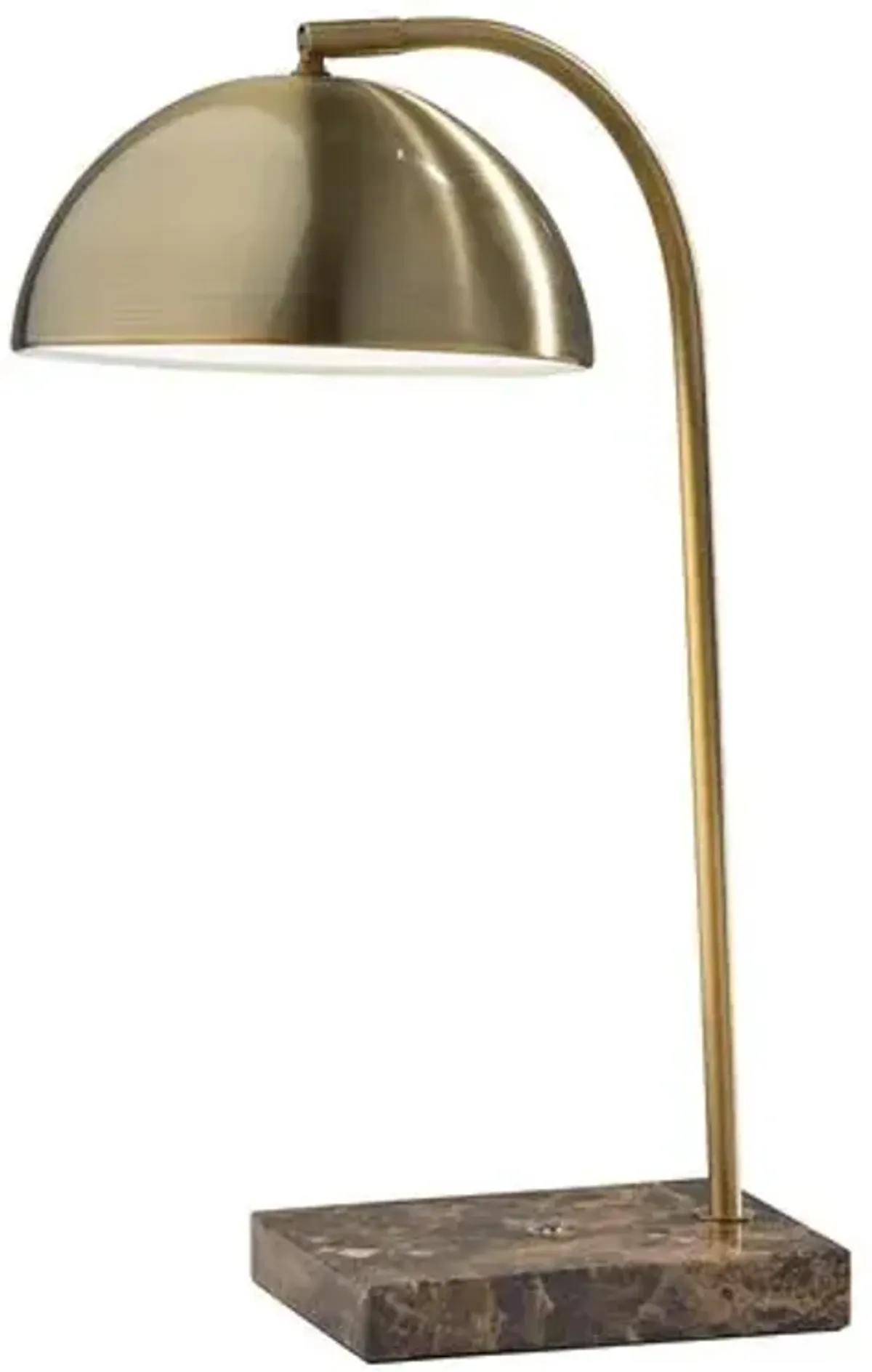 Dax Desk Lamp - Antique Brass - Gold